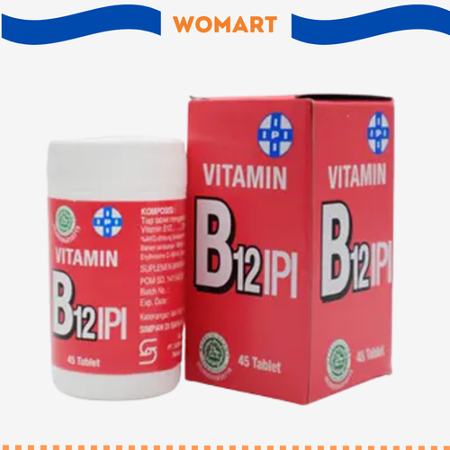 Vitamin Ipi Vitamin B12 45 Tablet Womart.png