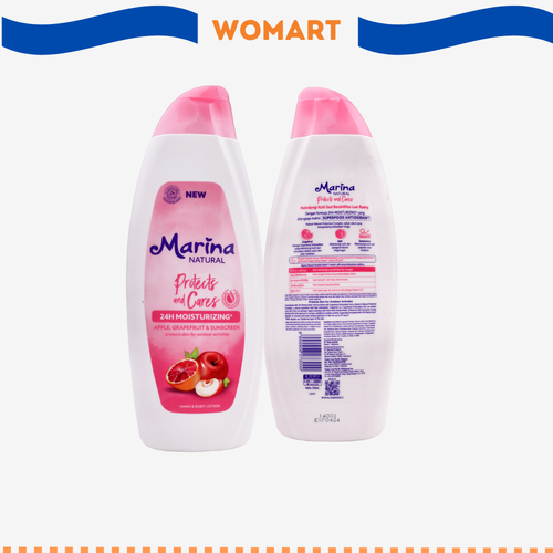 Handbody Lotion Marina Natural Protects & Cares 350 Ml.png