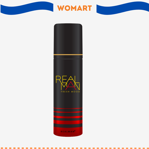 Deodorant Bodyspray Real Man Fresh Mood 150 Ml Womart.png