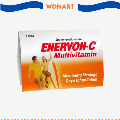 Enervon C Multivitamin 4 Tablet Menjaga Daya Tahan Tubuh Womart.png