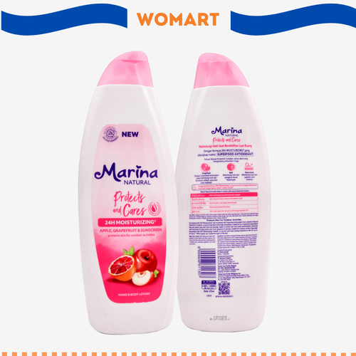 Handbody Lotion Marina Lotion Natural Protect & Care 500 Ml Womart.png