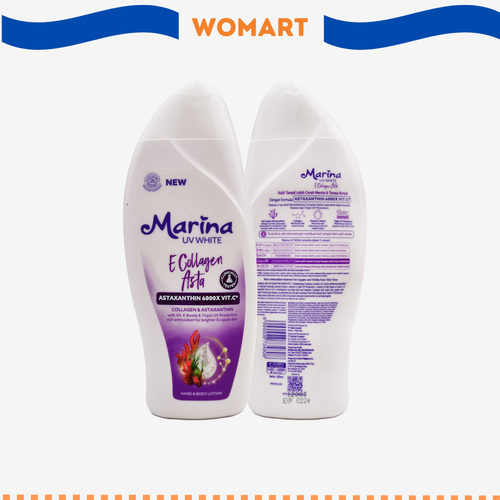 Handbody Lotion Marina Uv White E Collagen Asta 185 Ml Womart.png