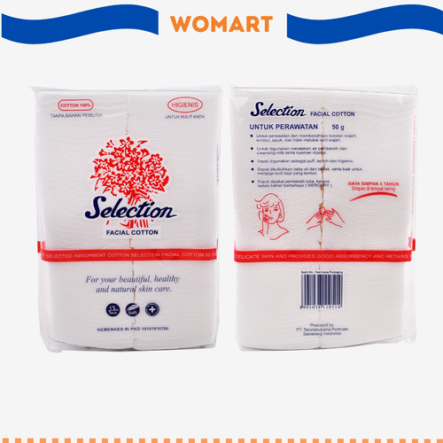Kapas Wajah Selection Kapas Kecantikan 50 Gr.png