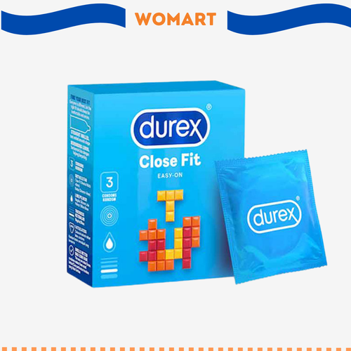 Kondom Durex Close Fit Isi 3 Pcs & Kondom One True Fit Isi 3 Pcs Womart (2).png