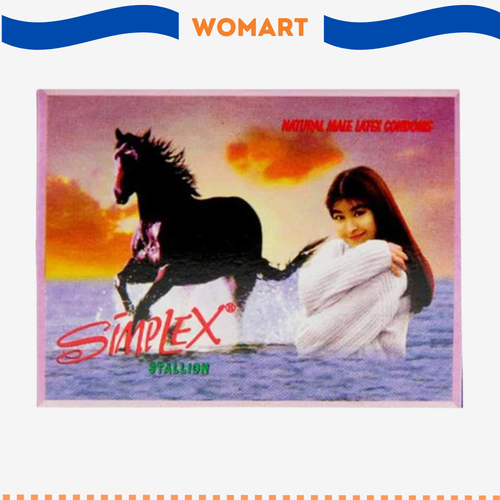 Kondom Simplex Stallion Isi 3 Pcs Kondom Tahan Lama Womart.png