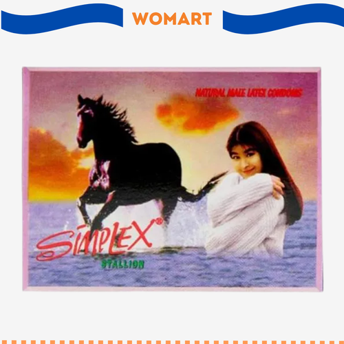 Kondom Simplex Stallion Isi 12 Pcs Kondom Tahan Lama.png