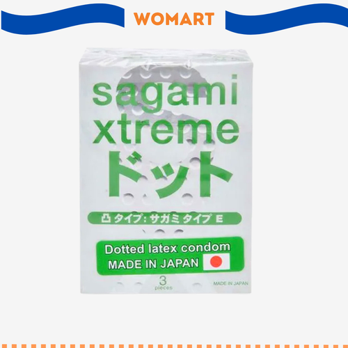 Kondom Sagami Xtreme Dotted Ukuran S Isi 3 Pcs Kondom Gerigi Womart.png