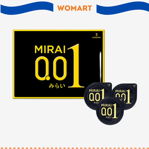 Kondom Paling Tipis Mirai Kondom 001 3 Pcs Womart.png