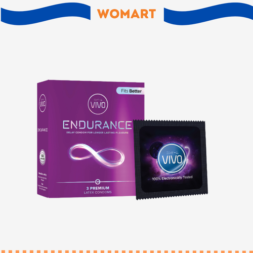 Kondom Vivo Endurance Isi 3 Pcs Kondom Tahan Lama.png