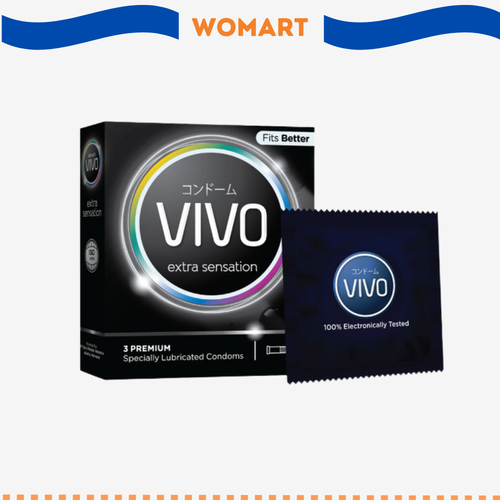 Kondom Vivo Extra Sensation Isi 3 Pcs Kondom Gerigi Terbaik.png