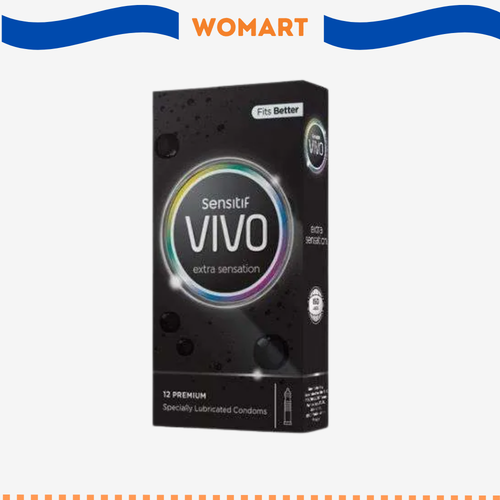 Kondom Vivo Extra Sensation Isi 12 Pcs Kondom Gerigi Terbaik Womart.png