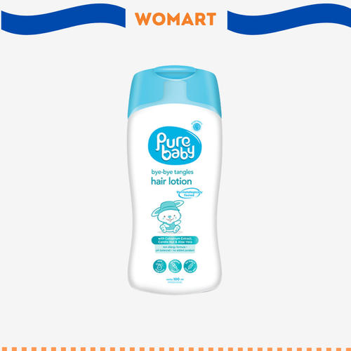 Lotion Rambut Bayi Pure Baby Bye Bye Tangles Hair Lotion 100 Ml Womart.png