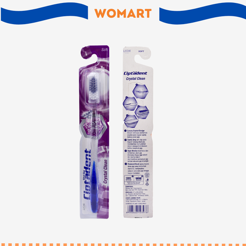 Sikat Gigi Ciptadent Crystal Soft Toothbrush 1 Pcs Womart.png
