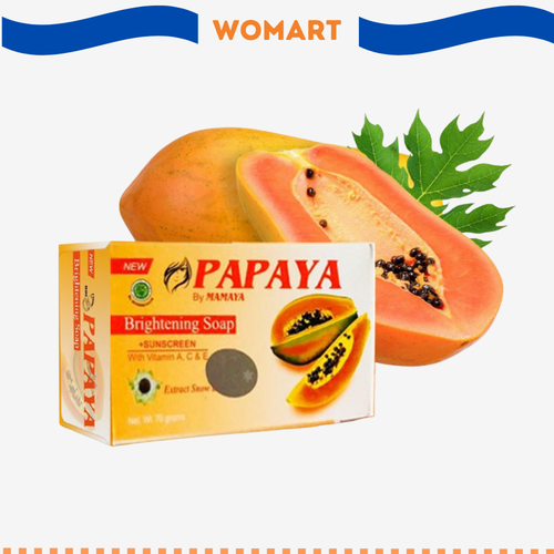 Sabun Papaya By Mamaya Brightening Sunscreen Vitamin A, C, E 70 Gr.png
