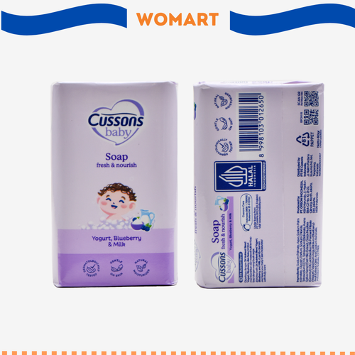 Sabun Mandi Cussons Baby Fresh & Nourish Bar Soap 60 Gr Womart.png