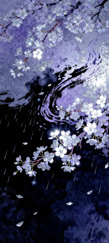 手机壁纸｜月下紫樱落 3 愿好运降临via 来自小红书网页版.jpg