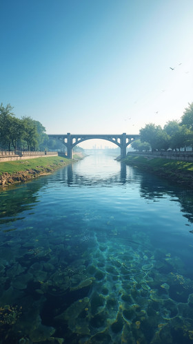 Lucid Origin Wide cinematic view of the Yamuna River flowing c 1.jpg