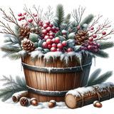 WinterWhispers woodenbucket3