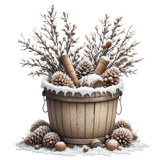 WinterWhispers woodenbucket1