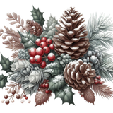 WinterWhispers berriespinecones1