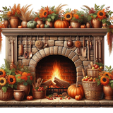 Thanksgivingbliss fireplace1