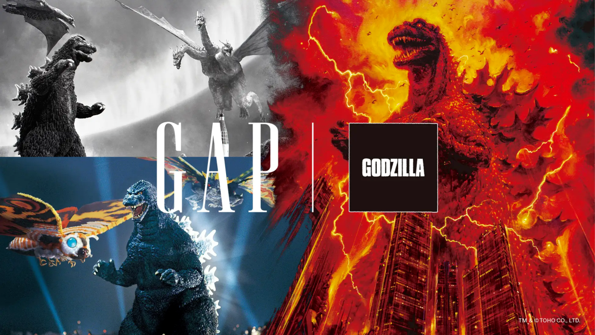 GAP Japan Launches Godzilla Collaboration Apparel Collection