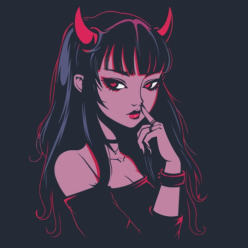 vector anime style devil girl character with her hand her chin 1023984 43548.jpg