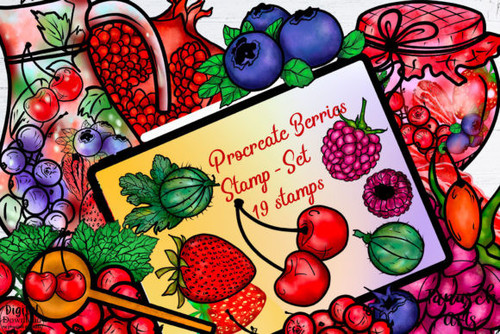 Berries Procreate Brush Stamps Set Graphics 27526406 1 580x387.jpg