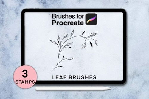 3 Leaf Procreate Stamps Session 10 Graphics 35968441 1 580x387.jpg