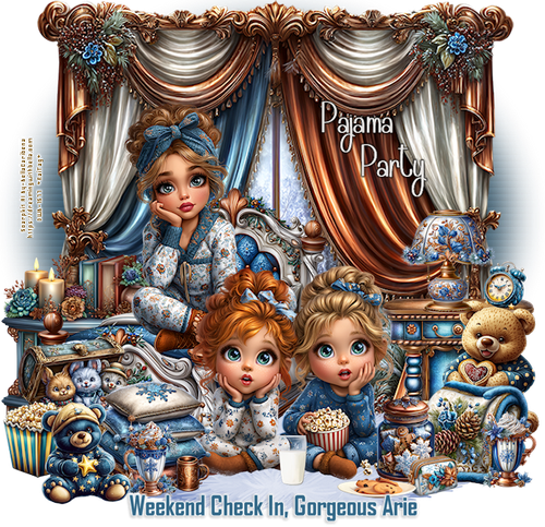 Check In Gorgeous Ariepajamaparty vi