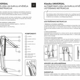 LV Klasika UNIVERSAL AUTOMĀTISKĀ LOGU UN DURVJU ATVĒRĒJA LIETOŠANAS INSTRUKCIJA