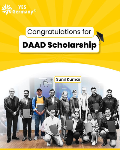It’s a proud moment as YesGermany celebrates Sunil Kumar for securing the esteemed DAAD Scholarship! His hard work, commitment, and academic excellence set a shining example. As a dedicated foreign education consultant in Pune, we take joy in recognizing such remarkable achievements.