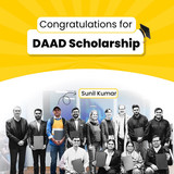 Sunil Kumar Achieves the Prestigious DAAD Scholarship.