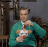 mr rogers clown mask.gif