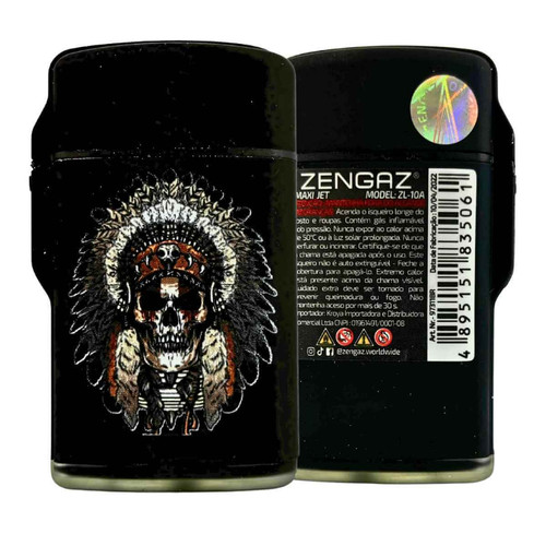 Isqueiro Maçarico Zengaz ZL 10estam MAXI Jet EMB Preto Unidade (5) (1).jpg