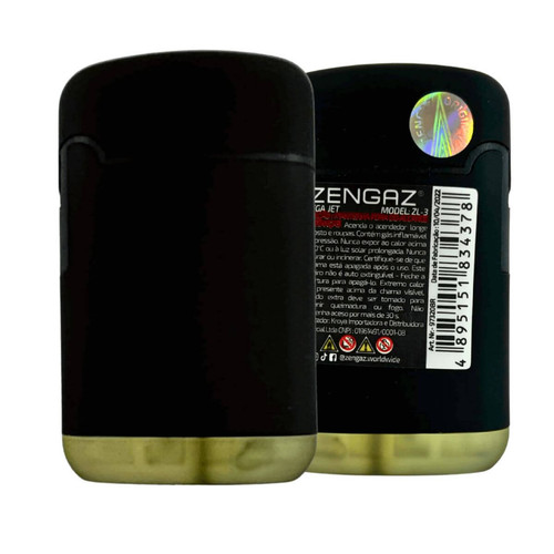Isqueiro Maçarico Zengaz ZL 3 Mega Jet EMB Cores Unidade (5).jpg