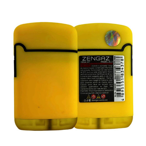 Isqueiro Maçarico Zengaz ZL 3 Mega Jet EMB Cores Unidade (1) (1).jpg