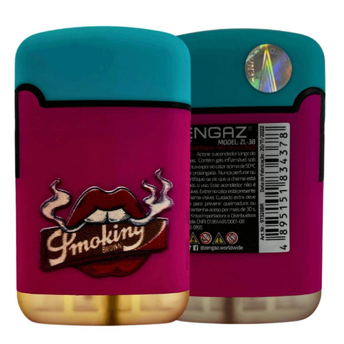 Isqueiro Maçarico Zengaz ZL 3S Smoking Mega Jet EMB Cores Unidade (5) (1)