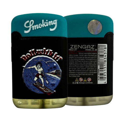 Isqueiro Maçarico Zengaz ZL 3S Smoking Mega Jet EMB Cores Unidade (7) (1)