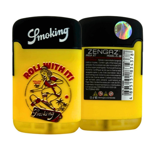 Isqueiro Maçarico Zengaz ZL 3S Smoking Mega Jet EMB Cores Unidade (2) (1)