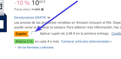 cupón amazon