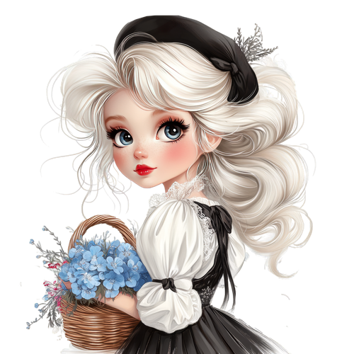 A girl with hat (4).png