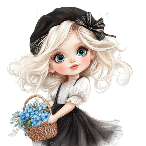 A girl with hat (5).png