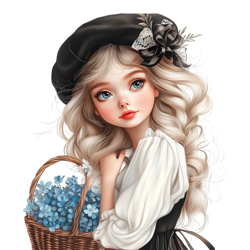 A girl with hat (7).png