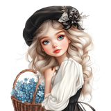 A girl with hat (7)