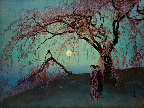 Hiroshi Yoshida Kumoi Zakura (Kumoi Cherry Trees) (MeisterDrucke 12375).jpg