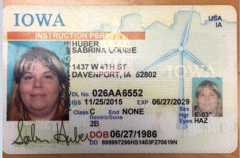 Sabrina L Huber license.jpg