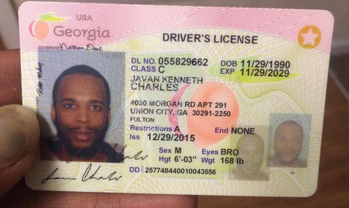 Javan K Charles license.jpg
