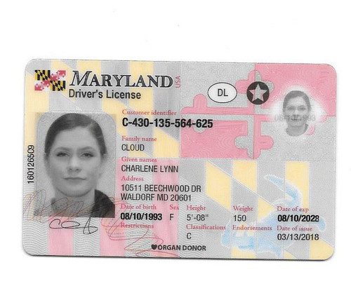Charlene Cloud license.jpg