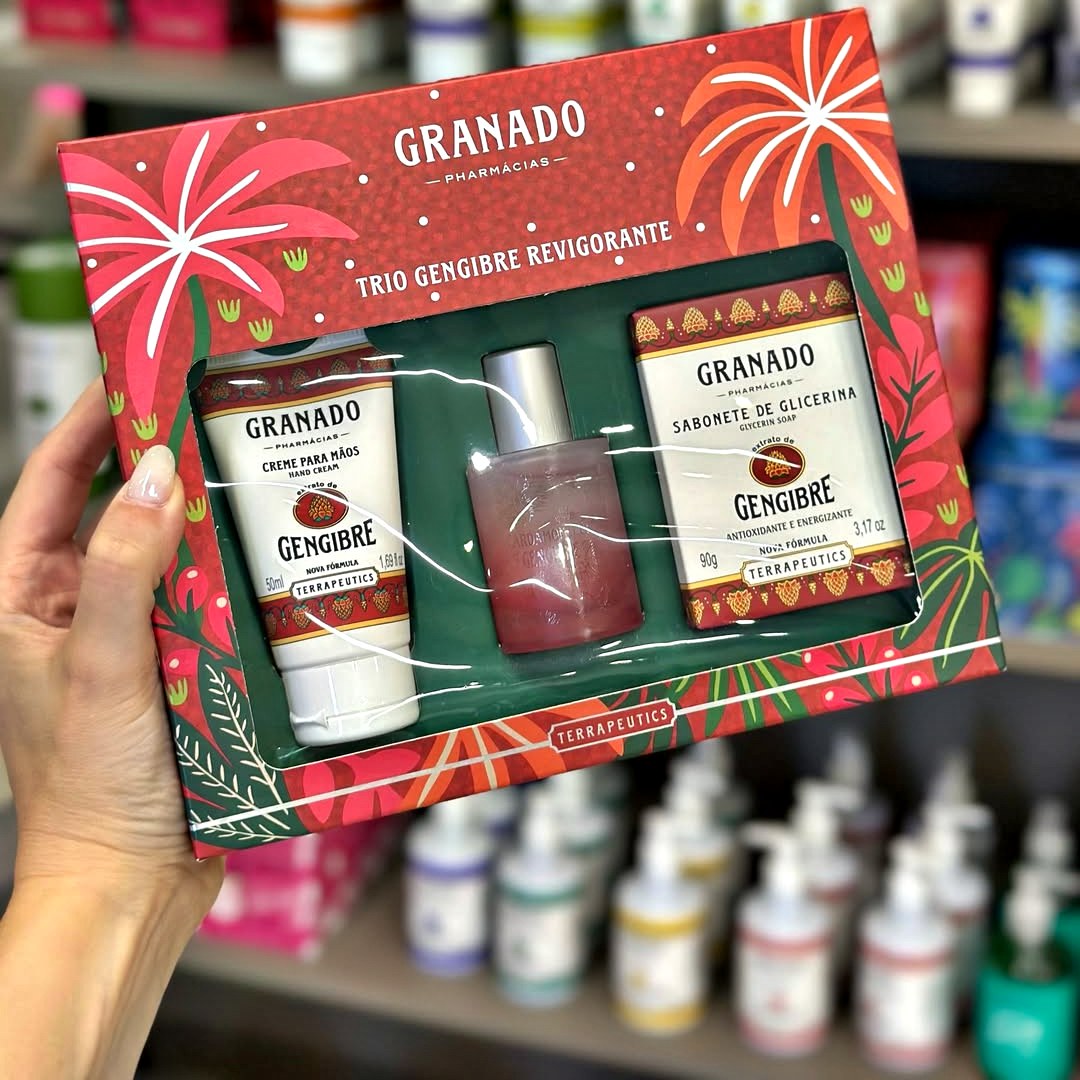 Granado Kit, Terrapeutics, Trio Gengibre Revigorante